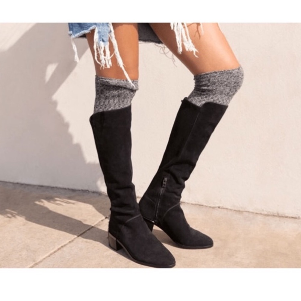 Richer Poorer over the knee textured socks